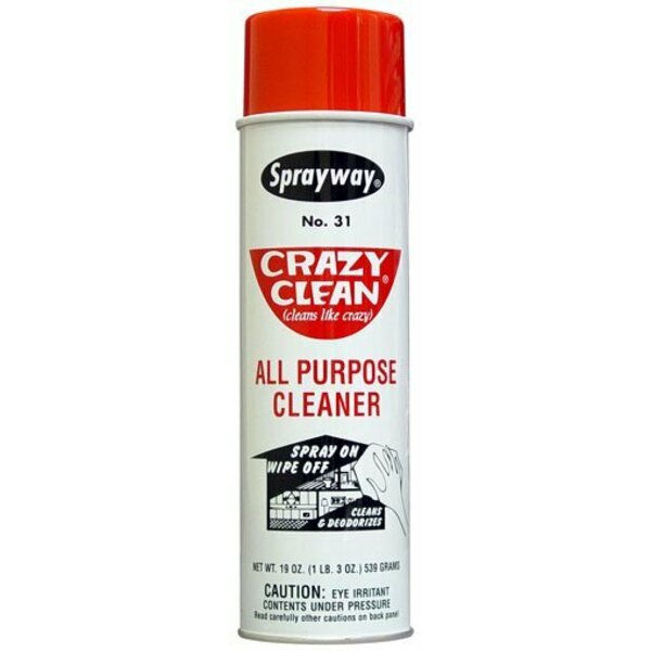 Sprayway Crazy Clean All Purpose Cleaner, 12PK SW031